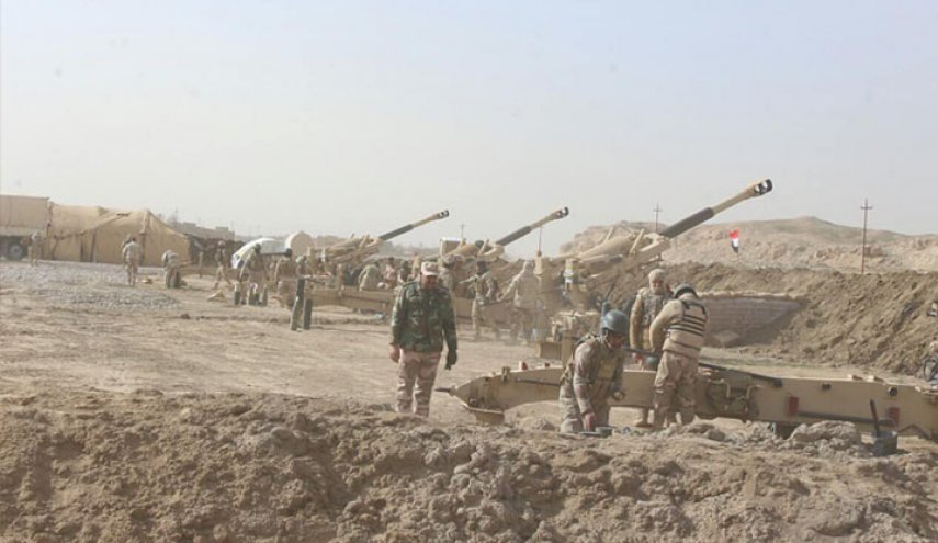 بالصور.. المدفعية العراقية تقصف مواقع 