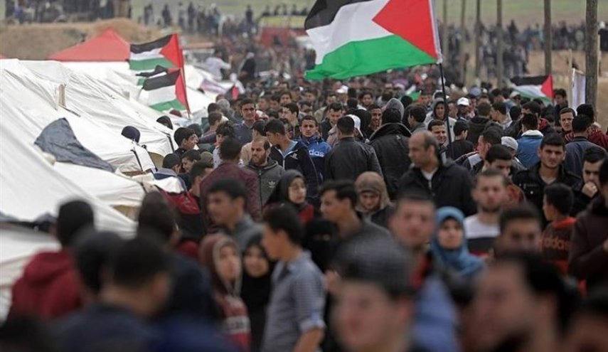 آمادگی فلسطینیان برای چهل و چهارمین راهپیمایی بازگشت