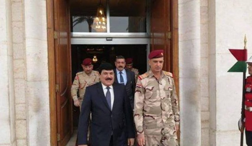 سفیر سوریه در بغداد با رئیس ستاد مشترک ارتش عراق دیدار کرد 