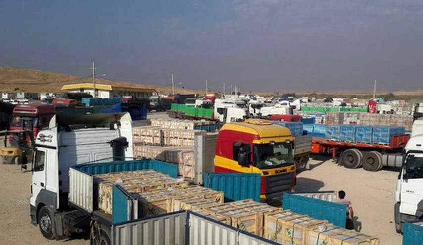  استئناف تصدير البضائع عبر منفذ سومار الحدودي