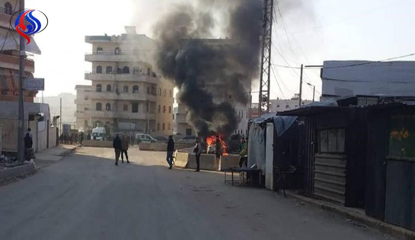 انفجار نزدیک مقر گروه‌های وابسته به ترکیه در شمال سوریه