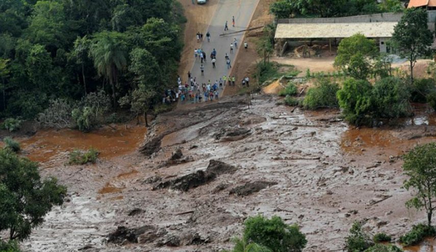 50 کشته و 200 مفقود شکستن سد در برزیل

