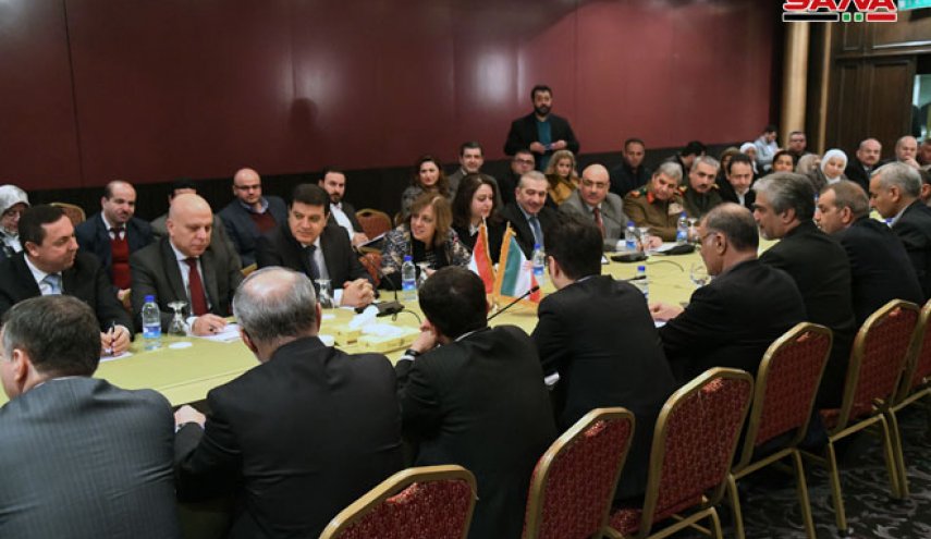 آغاز به کار نشست کمیته مشترک سوریه و ایران در دمشق 