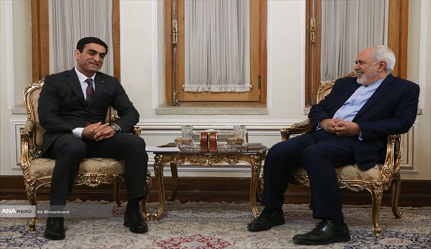 ظريف: ايران تولي اهمية كبيرة لعلاقاتها مع تركمانستان