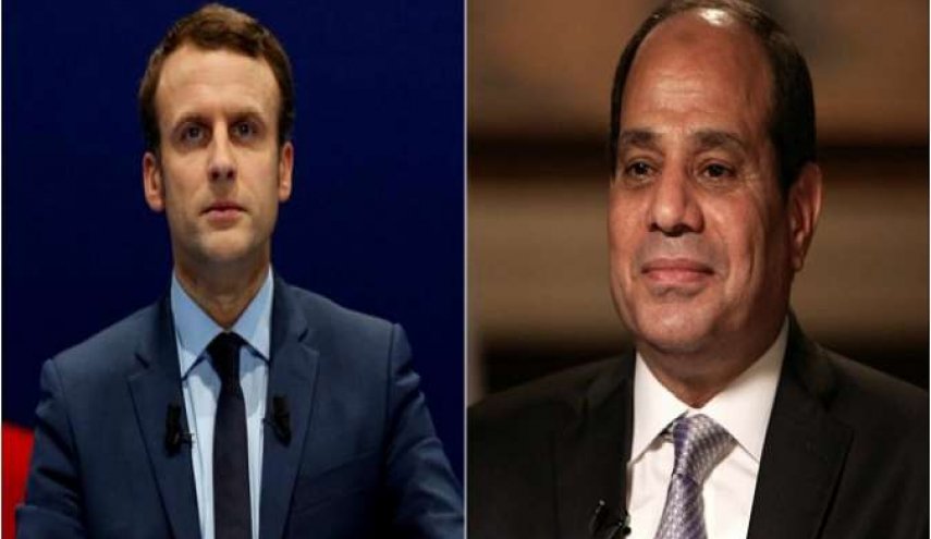 دیدار السیسی و ماکرون در قاهره؛ امضای چندین تفاهم همکاری میان مصر و فرانسه