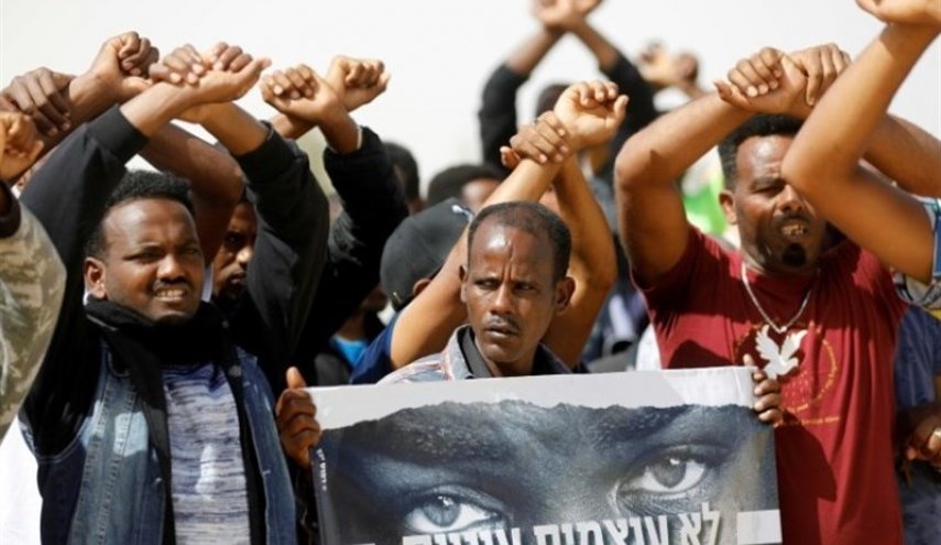 اعتراضات گسترده در فلسطین اشغالی/تظاهرات سیاه پوست ها علیه نژاد پرستی در تل آویو