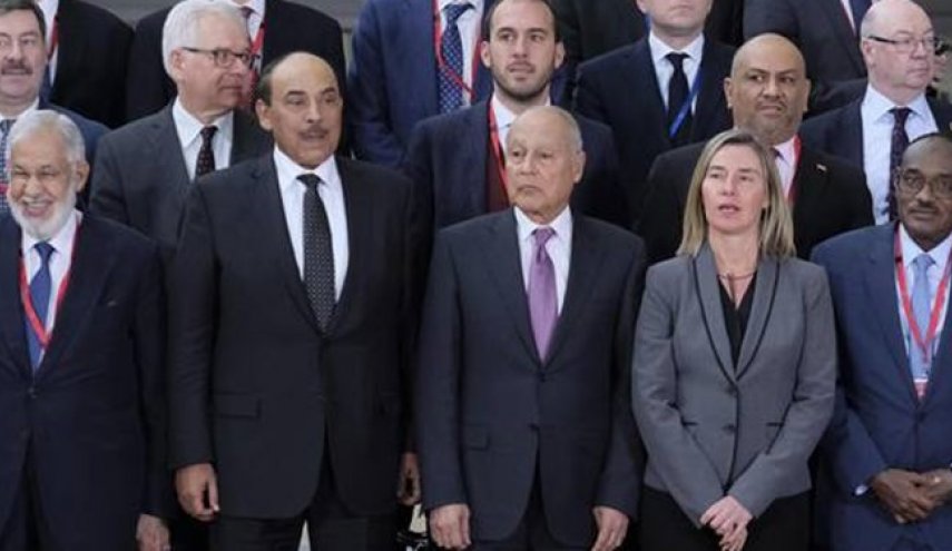 پایان نشست وزارتی اتحادیه اروپا و اتحادیه عرب بدون صدور بیانیه