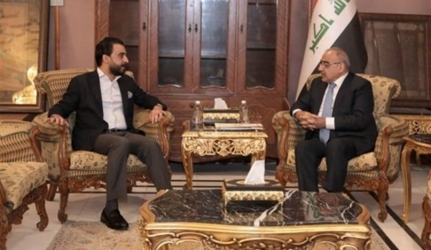 نشست عبدالمهدی و الحلبوسی درباره تکمیل کابینه عراق