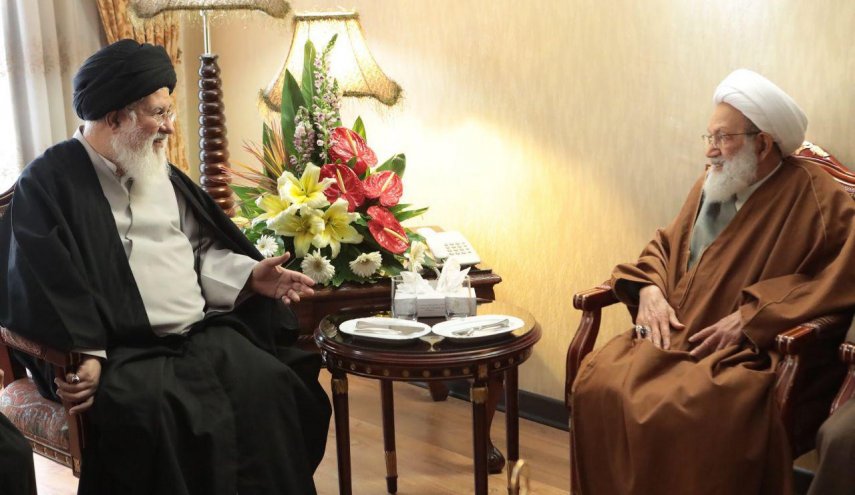 دیدار آیت‌الله علم‌الهدی با رهبر شیعیان بحرین
