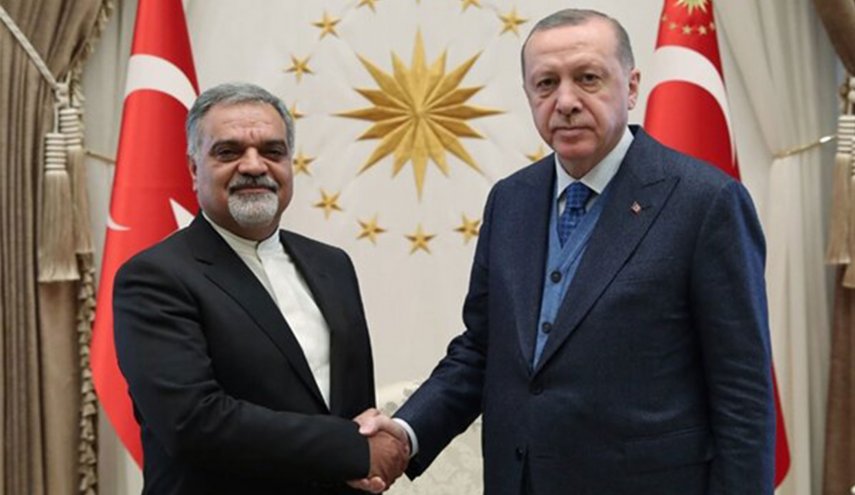 السفير الايراني الجديد لدی تركيا يقدم اوراق اعتماده الى الرئيس الترکي 
