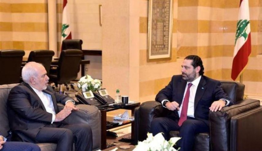 ماذا دار بين ظریف والحريري بمبنى رئاسة الوزراء اللبنانیة؟