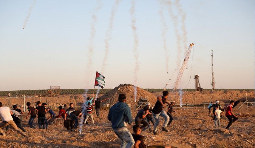 إصابات خلال قمع الإحتلال للمسير البحري بغزة