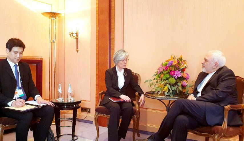 وزرای خارجه ایران و کره جنوبی در حاشیه اجلاس مونیخ دیدار کردند 