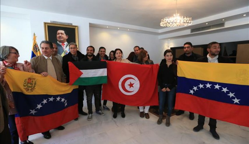 تونسی ها با مادورو اعلام همبستگی کردند