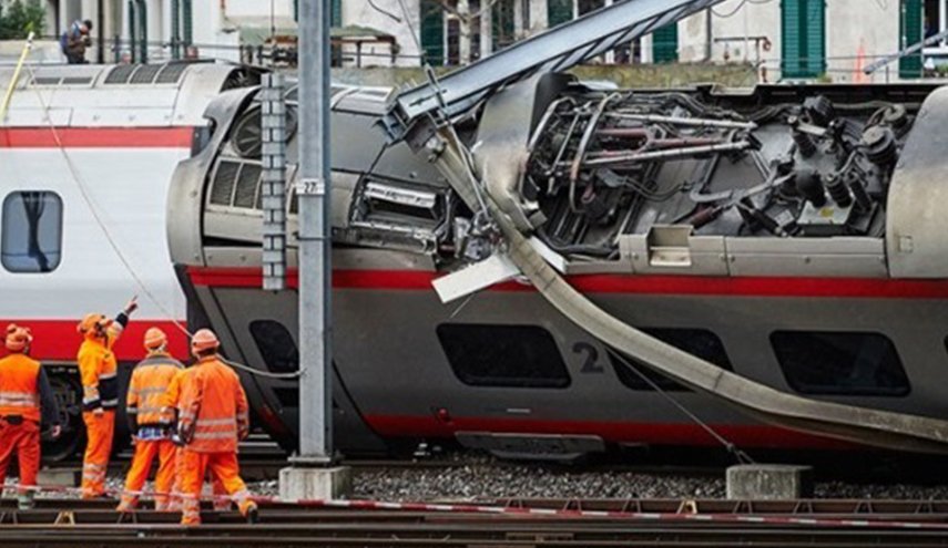 انحراف قطار ألماني سريع عن مساره في سويسرا