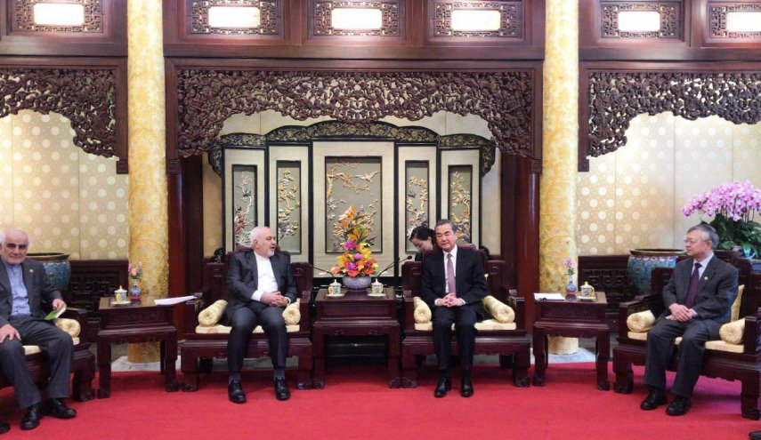 ظريف: إيران تقيم أكثر العلاقات الاستراتيجية اهمية مع الصين