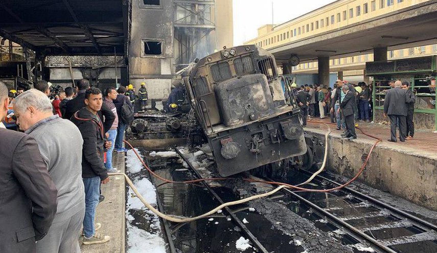 النائب العام المصري يوضح أسباب حادث قطار محطة مصر