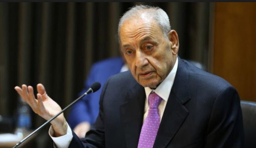 انتقاد رئیس پارلمان لبنان از دولت به دلیل عدم گفت‌وگو با سوریه