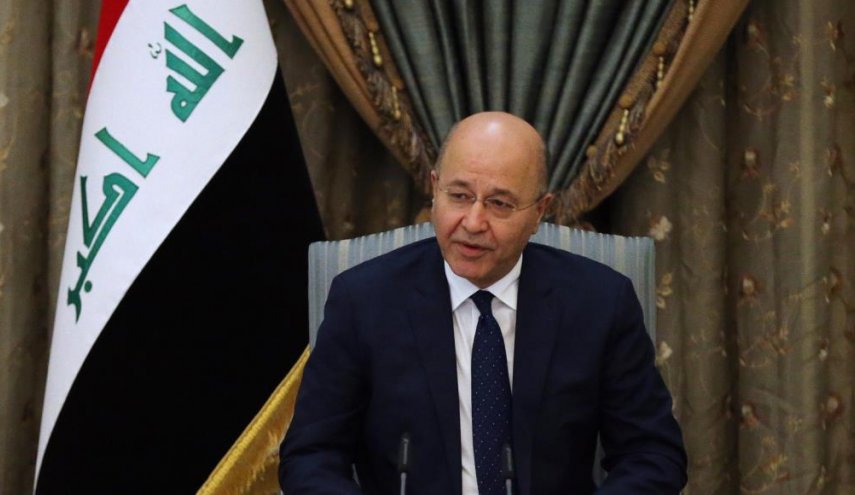 الرئيس العراقي : حلبجة تجسد اليوم ارادة الصمود و النهوض