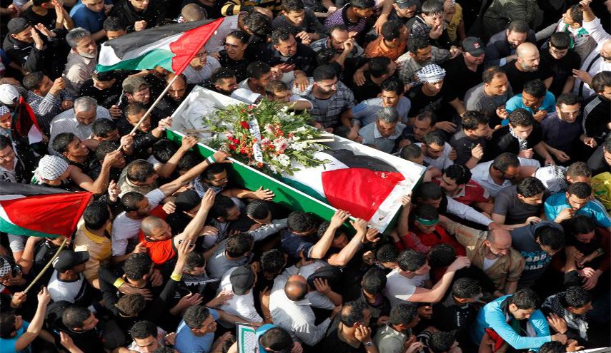 تشييع جثمان شهيدين في الضفة وغزة