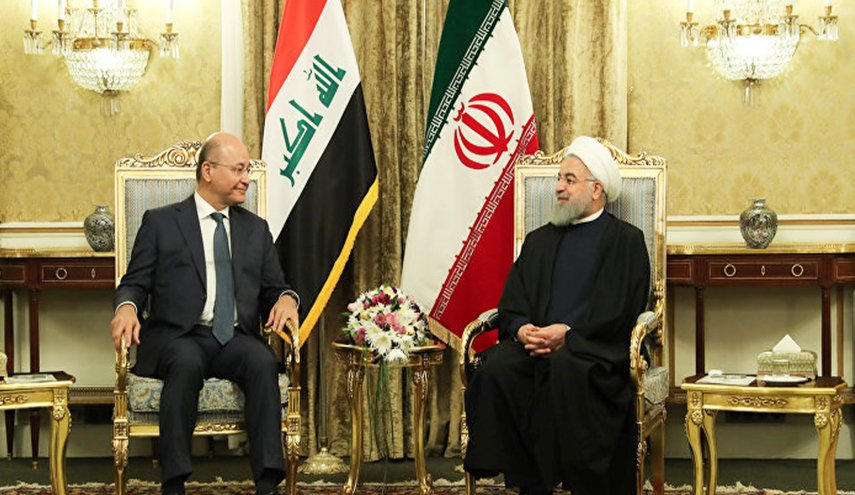 هذا ما اكده صالح خلال مباحثاته مع روحاني في العراق