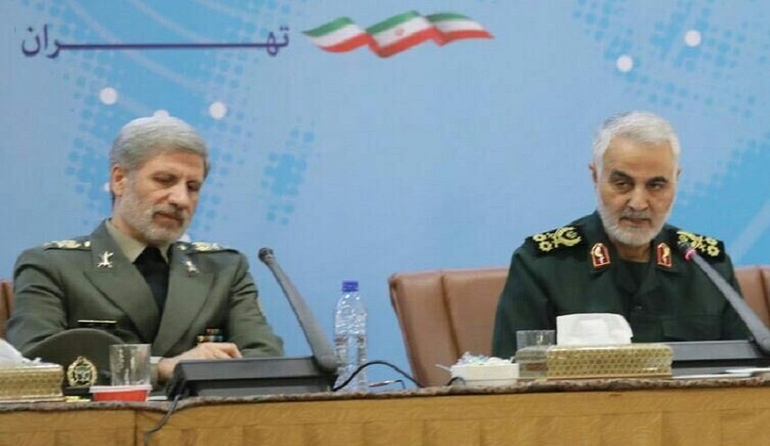 وزير الدفاع الايراني يثمن جهود اللواء سليماني في المراحل المختلفة