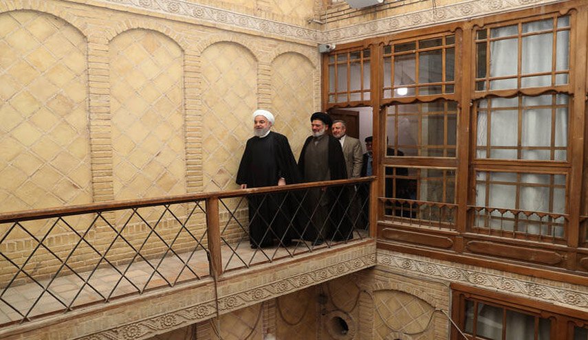 بازدید روحانی از بیت تاریخی امام خمینی(ره) در نجف اشرف