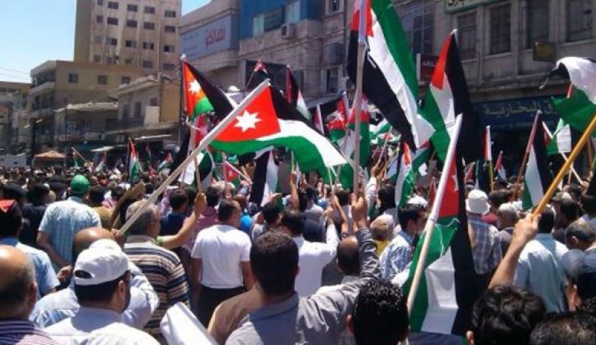 تظاهرات اردنی‌ها در حمایت از مسجدالأقصی