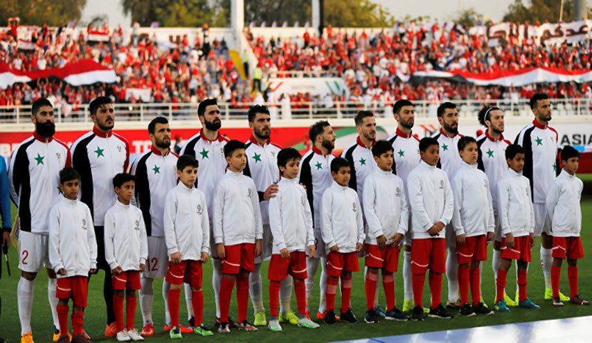 شاهد وصول المنتخب السوري إلى العراق للمشاركة بدورة الصداقة