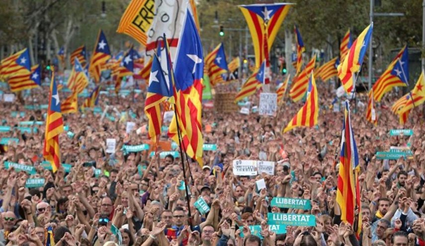 تظاهرات 120 هزار نفری جدایی طلبان در مادرید 