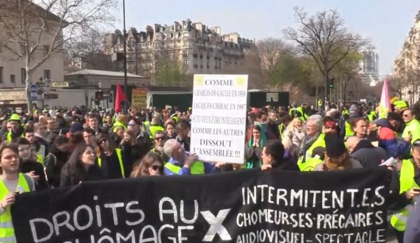 بازداشت 50 فرانسوی در نوزدهمین شنبه تظاهرات 