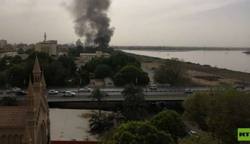 اندلاع حريق داخل مبنى القصر الرئاسي القديم في الخرطوم