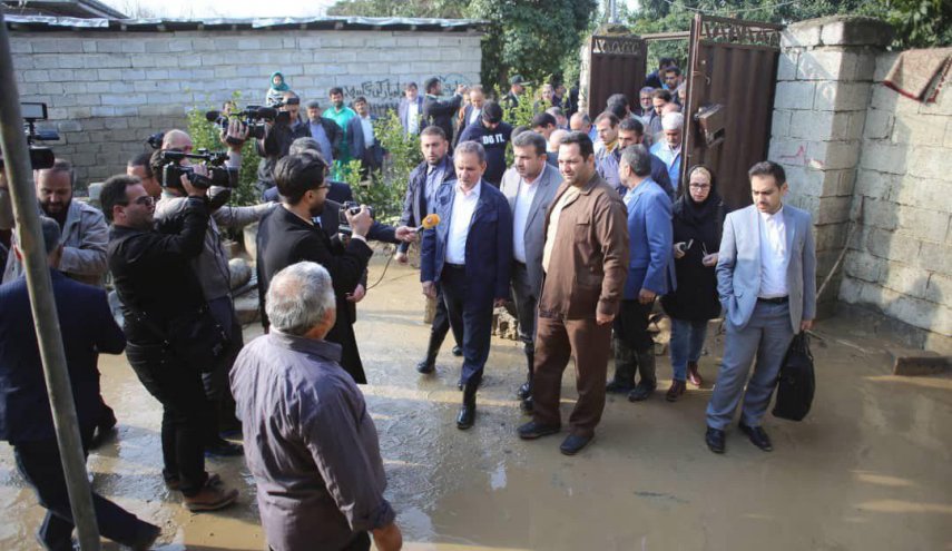 الحكومة تدعم أهالي مازندران للتعويض عن أضرار الفيضان