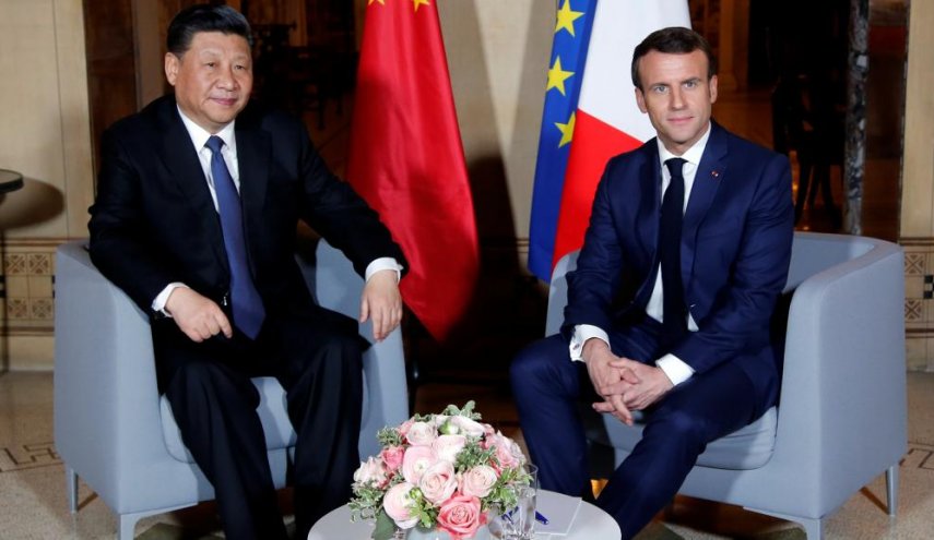 مکرون: فرانسه و چین بر حمایت از توافق هسته ای با ایران تاکید کردند