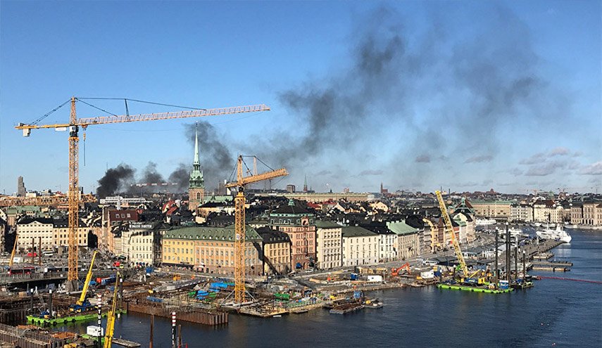 بالصورة: انفجار غرب ستوكهولم واصابة عدة اشخاص