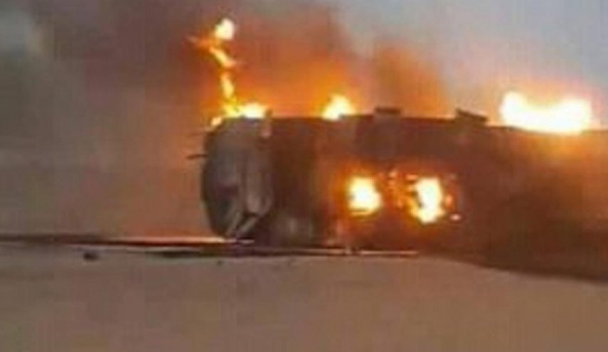 احتراق شاحنة اردنية بالسعودية والخارجية تتابع الحادث