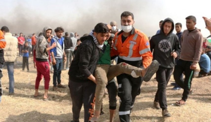 مجروح شدن سه فلسطینی در آستانه سالروز «راهپیمایی بازگشت»
