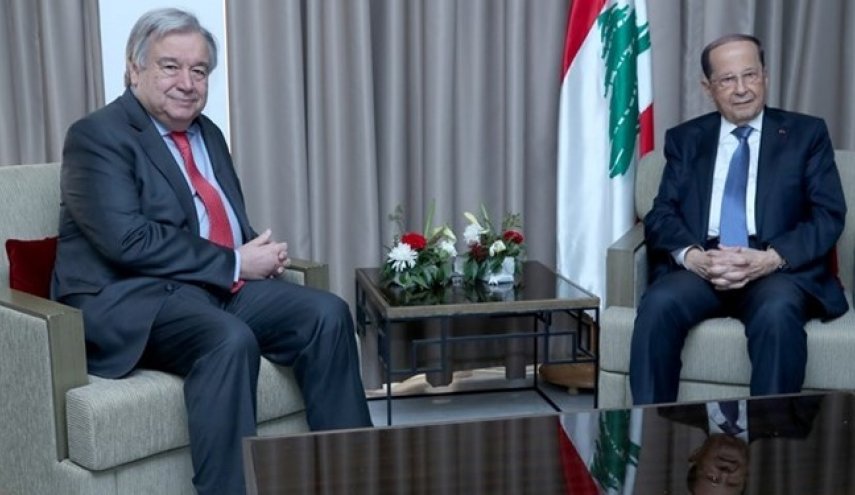 میشل عون از سازمان ملل خواست از تجاوزات صهیونیست‌ها به لبنان ممانعت کند
