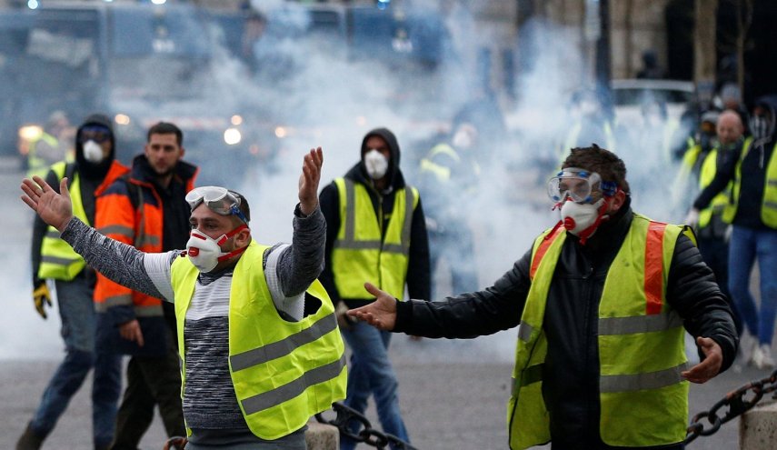 ​​​​​​​احتجاجات جديدة للسترات الصفراء في فرنسا
