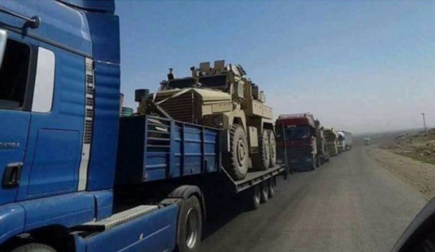 آمریکا 60 کامیون تجهیزات نظامی وارد شرق سوریه کرد