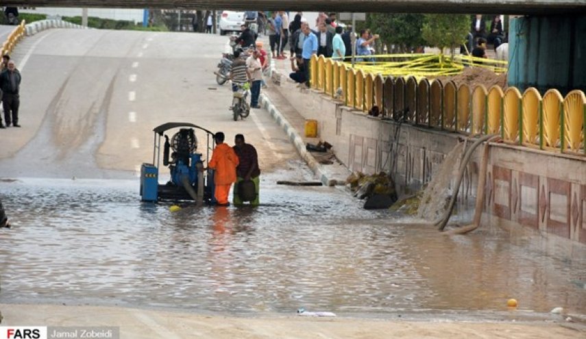 الداخلية الايرانية: سيول أهواز تحت السيطرة تماماً