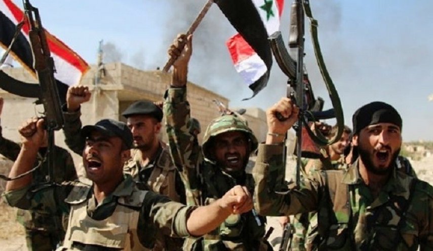 الجيش السوري يدمر جحور الارهابيين بريف حماة الشمالي 