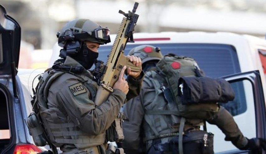 پلیس آلمان با حامیان حماس مقابله می کند 
