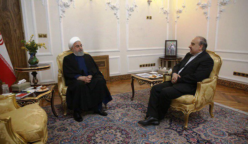 روحانی به وزیر ورزش: انتظارم حضور مقتدرانه ایران در بازی های المپیک است/ تقدیر از نقش جهادی جوانان در امدادرسانی سیل