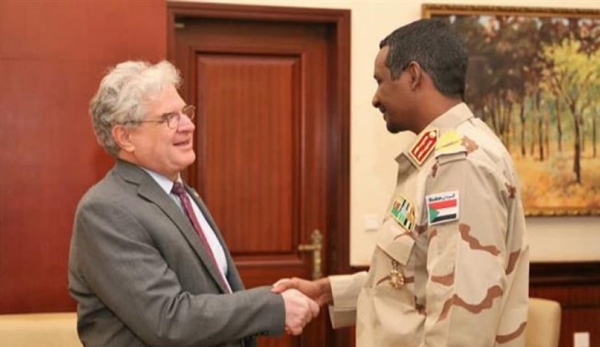 کاردار آمریکا با معاون رئیس شورای نظامی سودان دیدار کرد