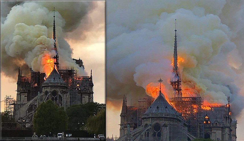باريس ليست متأكدة من قدرتها على انقاذ كاتدرائية نوتردام