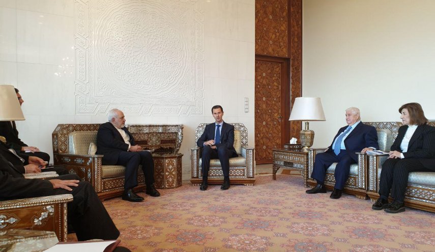 ظریف با بشار اسد دیدار کرد