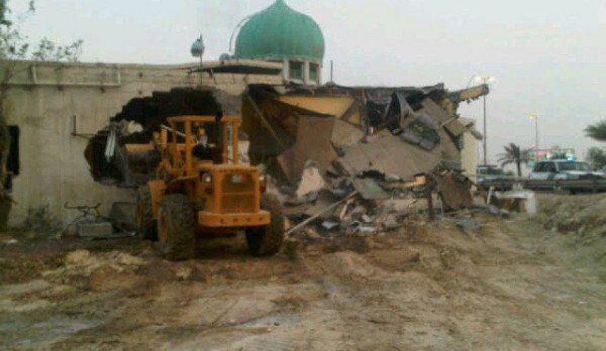 تخریب مسجد البربغی شیعیان جنایت رژیم آل خلیفه در تعرض به عقاید شهروندان بحرین