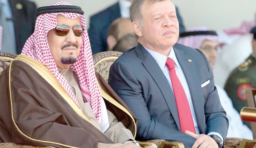 الملك السعودي يوجه رسالة لملك الأردن