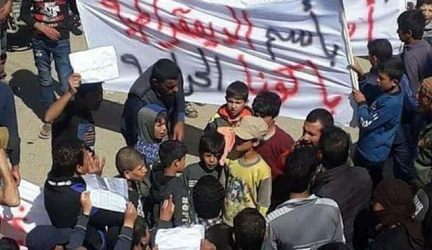 اعتراضات گسترده مردمی علیه کُردهای تحت حمایت آمریکا در شرق سوریه